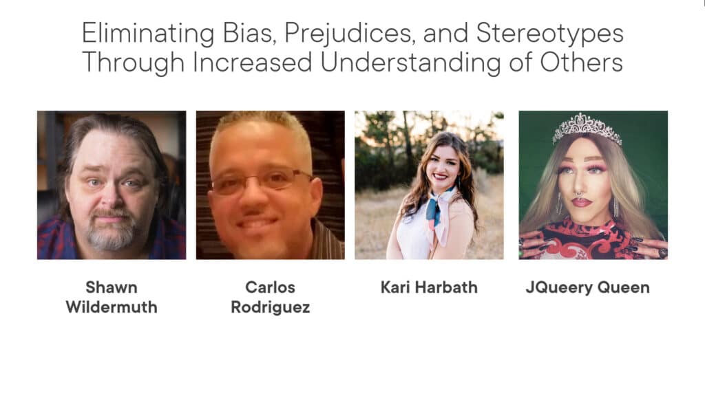 eliminating bias, prejudice, and stereotypes online course interviews