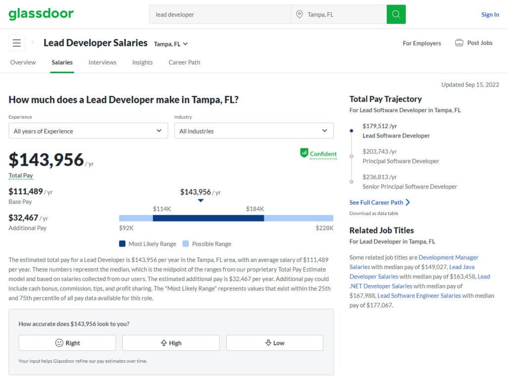 How To Do Salary Research For Developers Glassdoor